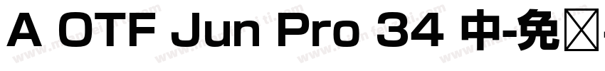 A OTF Jun Pro 34 中字体转换